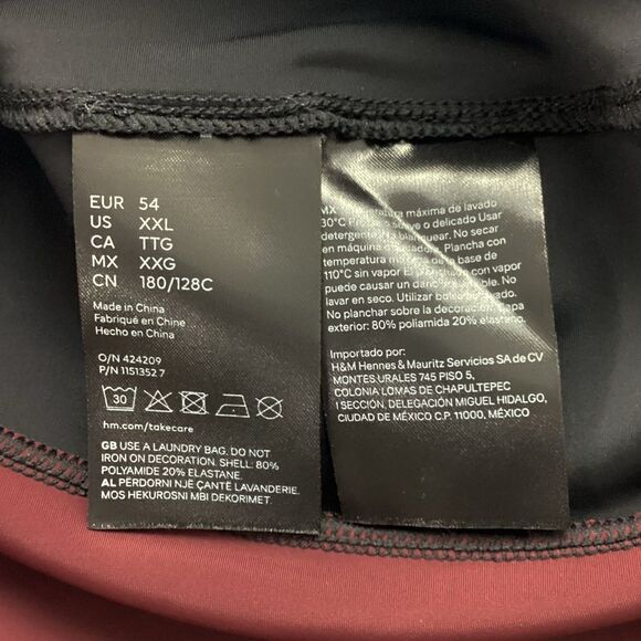 MUGLER x H&M Collab NWT Size XXL Spiral Paneled Mini Dress Colorblocked Bodycon - Picture 10 of 12